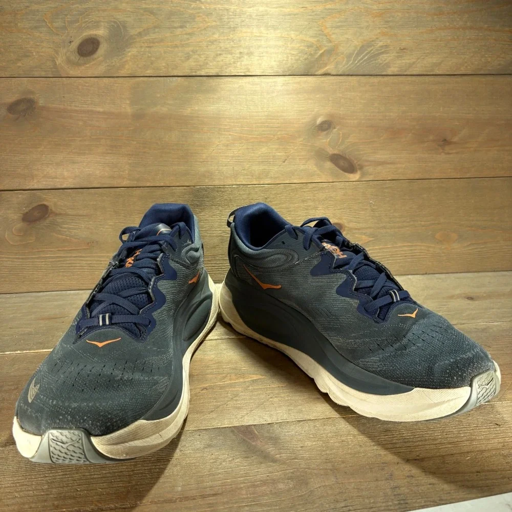 Hoka Gaviota 6 Mens size 13 shoes Blue Mesh Cushioned Running sneakers